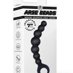 Arse Beads 7" Ribbed Silicone Anal Beads I