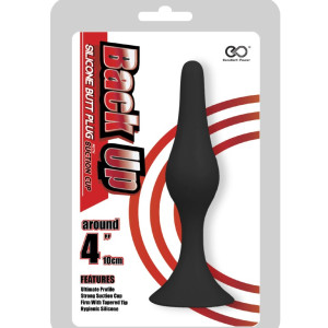 Back Up 4" Silicone Butt Plug w/Suction Cup II
