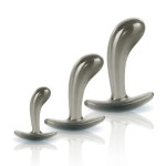 Black Axinite 3 in 1 Anal Plug Kit Set I