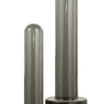Black Axinite 2 in 1 Anal Plug Kit Set