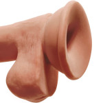 6.5" Triple Density Cock with Balls Tan
