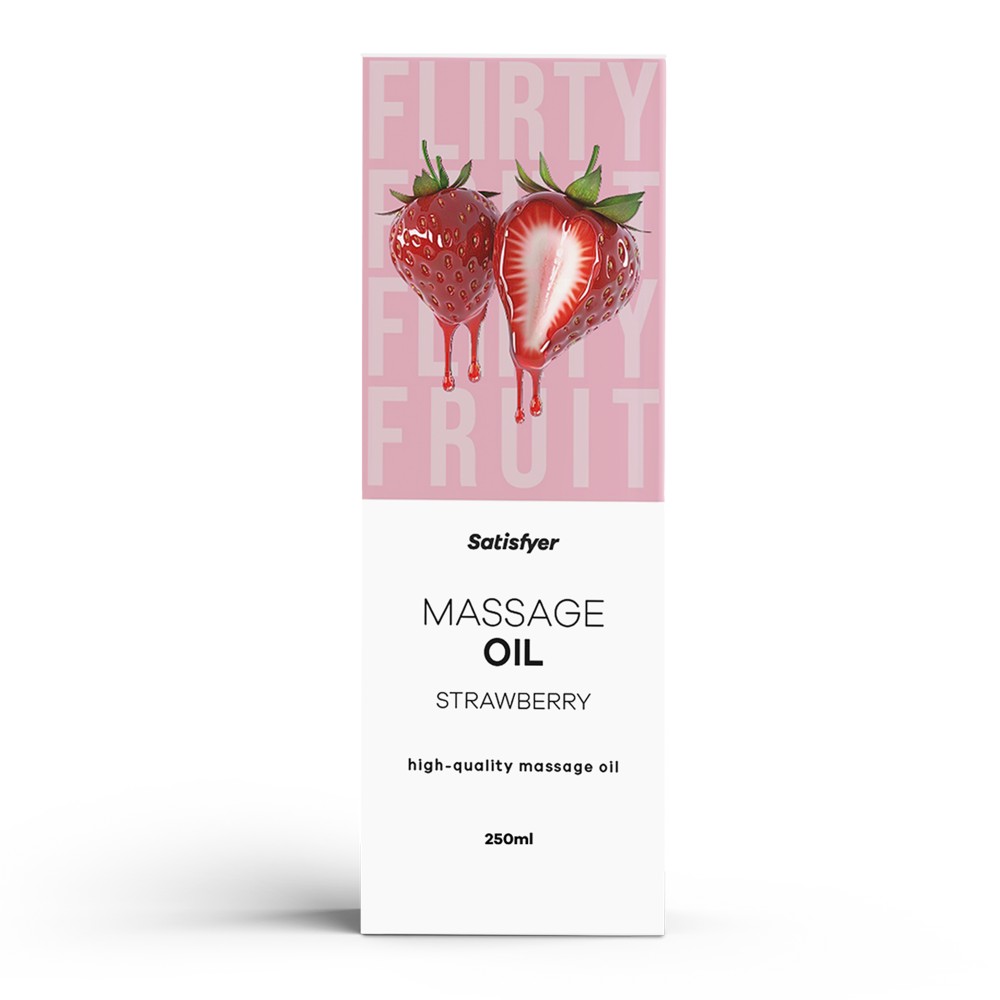 Massage Oil, 250 ml - Strawberry Massage Oil, 250 ml - Strawberry