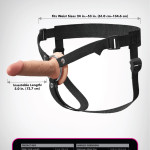 5" Silicone Hollow Strap-On Dual Density