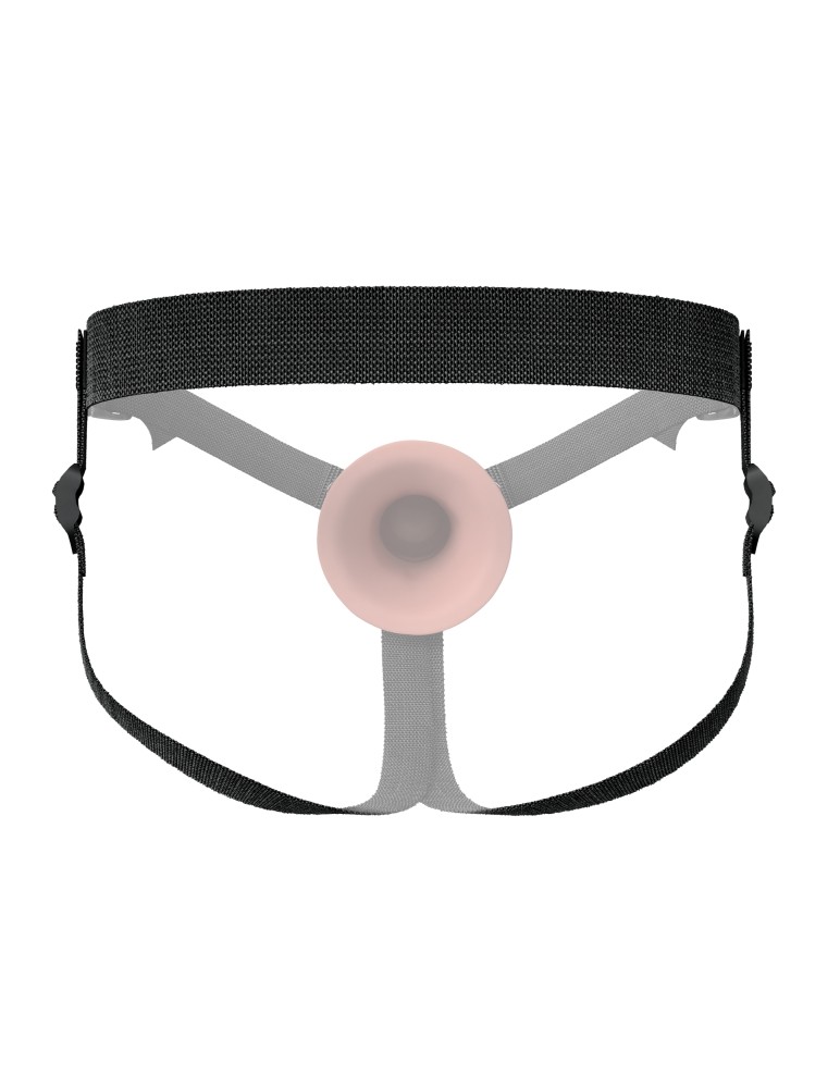 9" Silicone Hollow Strap-On Dual Density 9" Silicone Hollow Strap-On Dual Density