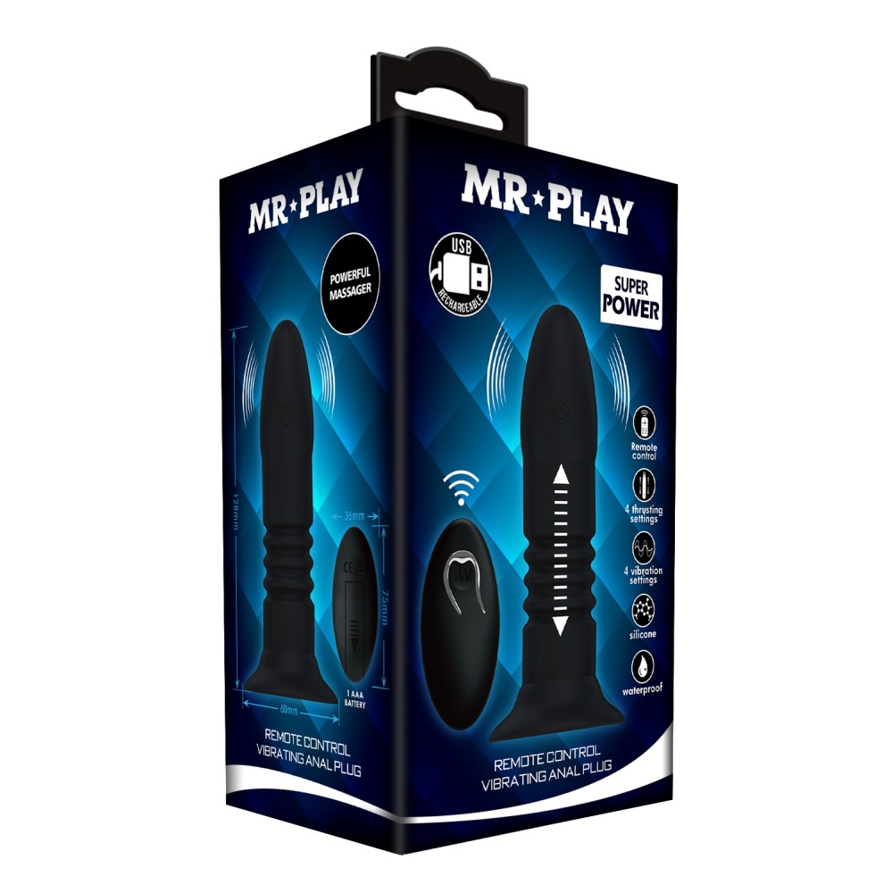 Mr. Play Super Power Vibrating Anal Plug III Mr. Play Super Power Vibrating Anal Plug III