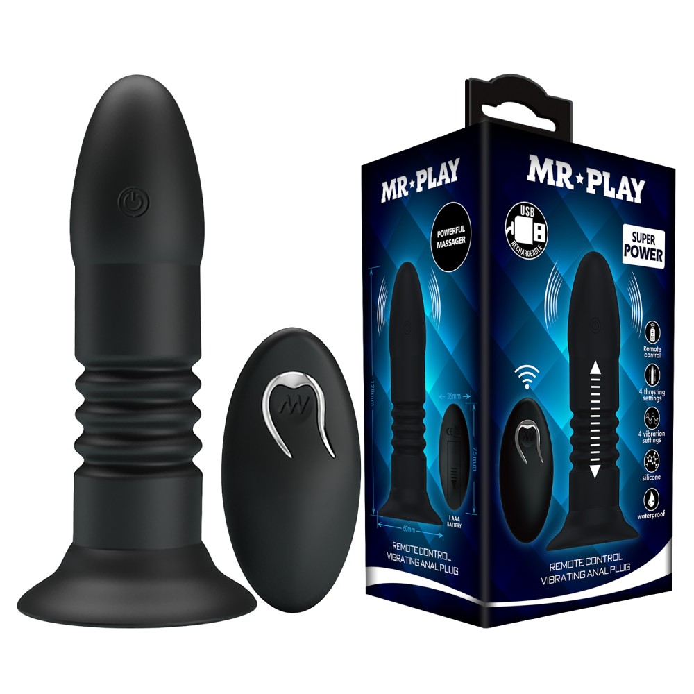 Mr. Play Super Power Vibrating Anal Plug III Mr. Play Super Power Vibrating Anal Plug III