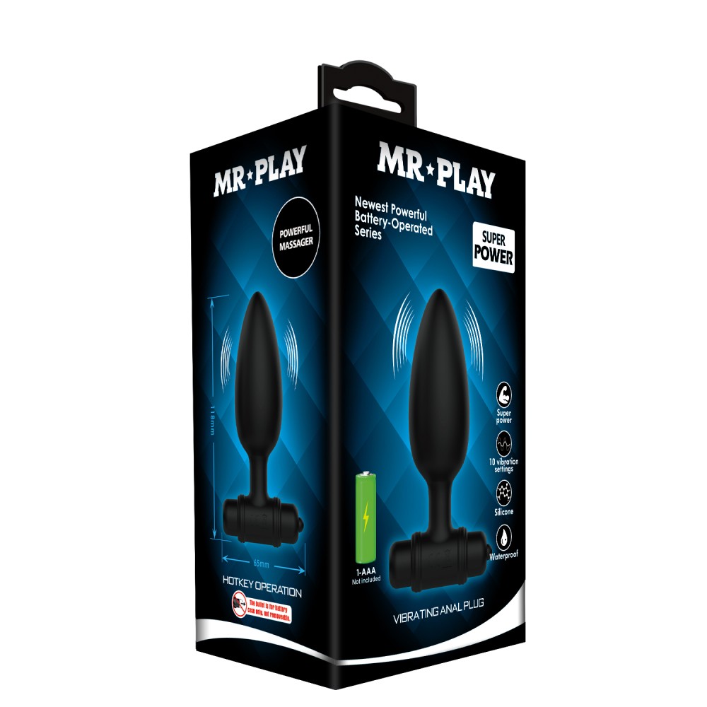 Mr. Play Vibrating Anal Plug VI Mr. Play Vibrating Anal Plug VI