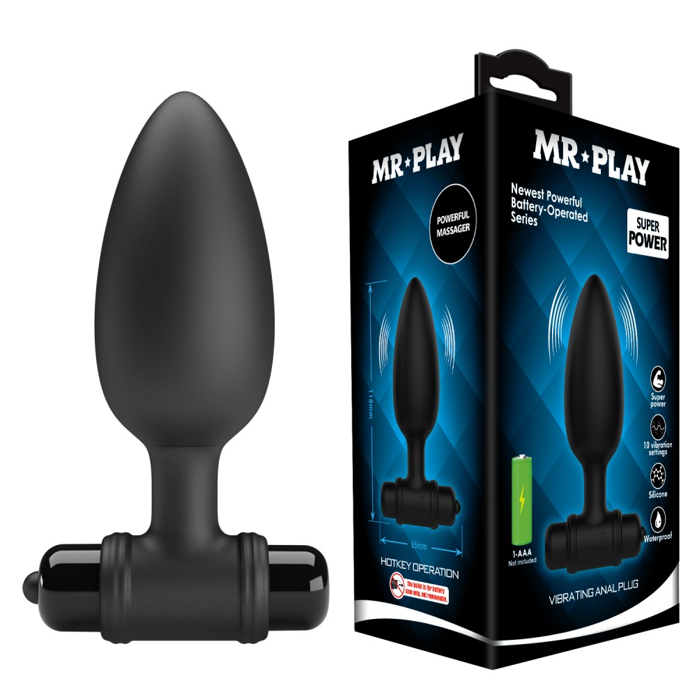 Mr. Play Vibrating Anal Plug VI Mr. Play Vibrating Anal Plug VI