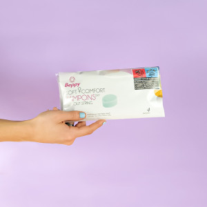 Beppy Tampon SOFT - Non-Lubricated sponge tampon - 4 pieces