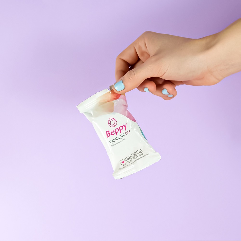 Beppy Tampon SOFT - Non-Lubricated sponge tampon - 4 pieces Beppy Tampon SOFT - Non-Lubricated sponge tampon - 4 pieces