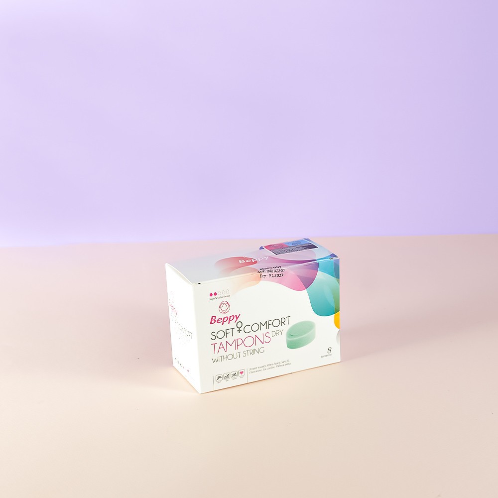 Beppy Tampon SOFT - Non-Lubricated sponge tampon - 8 pieces Beppy Tampon SOFT - Non-Lubricated sponge tampon - 8 pieces