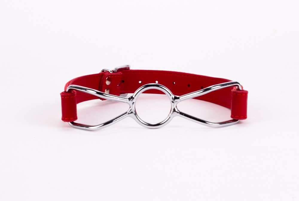 Calf Softy Leather Top and Lamb Leather Padding with Stainless Steel Mouth Piece Red Calf Softy Leather Top and Lamb Leather Padding with Stainless Steel Mouth Piece Red
