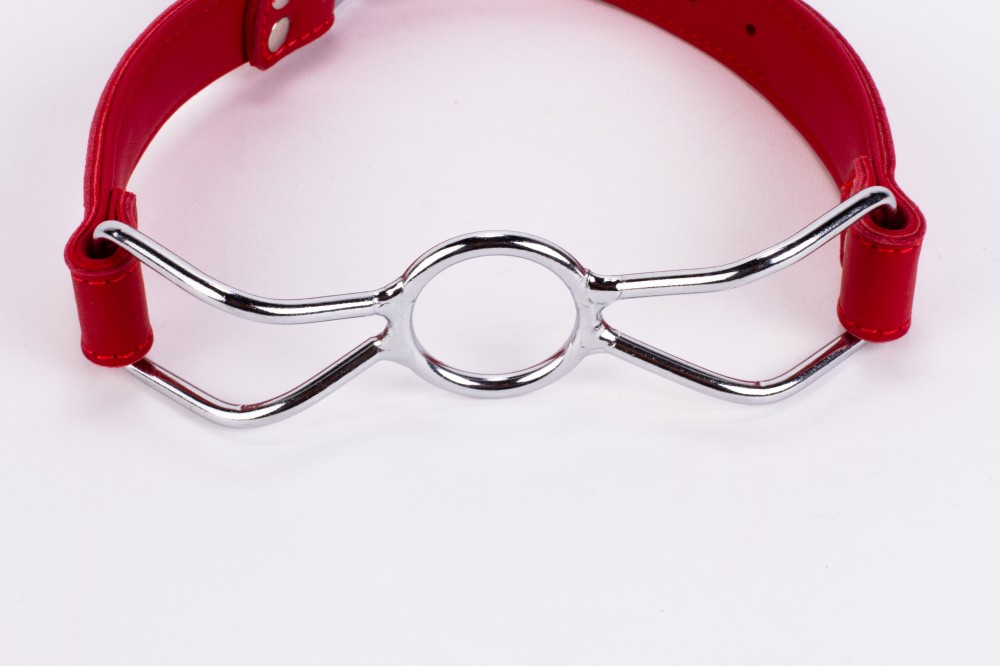 Calf Softy Leather Top and Lamb Leather Padding with Stainless Steel Mouth Piece Red Calf Softy Leather Top and Lamb Leather Padding with Stainless Steel Mouth Piece Red