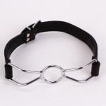 Calf Softy Leather Top and Lamb Leather Padding with Stainless Steel Mouth Piece Black Calf Softy Leather Top and Lamb Leather Padding with Stainless Steel Mouth Piece Black