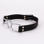 Calf Softy Leather Top and Lamb Leather Padding with Stainless Steel Mouth Piece Black Calf Softy Leather Top and Lamb Leather Padding with Stainless Steel Mouth Piece Black