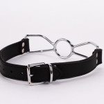 Calf Softy Leather Top and Lamb Leather Padding with Stainless Steel Mouth Piece Black Calf Softy Leather Top and Lamb Leather Padding with Stainless Steel Mouth Piece Black