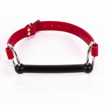 Calf Softy Leather Top and Lamb Leather padding with Silicone Mouth Piece Red