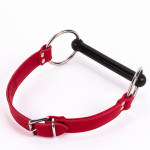 Calf Softy Leather Top and Lamb Leather padding with Silicone Mouth Piece Red