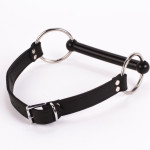 Calf Softy Leather Top and Lamb Leather padding with Silicone Mouth Piece Black