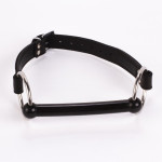 Calf Softy Leather Top and Lamb Leather padding with Silicone Mouth Piece Black