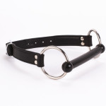 Calf Softy Leather Top and Lamb Leather padding with Silicone Mouth Piece Black