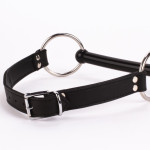 Calf Softy Leather Top and Lamb Leather padding with Silicone Mouth Piece Black