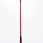 Leather Stick with Neon Strip and Nubuck Leather Top Red