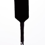 Leather Stick with Neon Strip and Nubuck Leather Top White