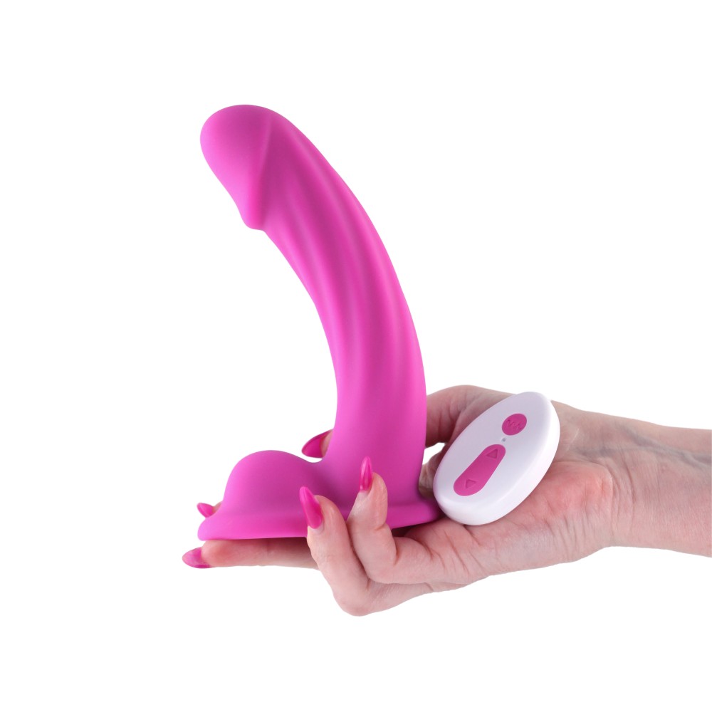 Colours - Curve - Vibrating - 6" Dildo - Pink Colours - Curve - Vibrating - 6" Dildo - Pink