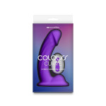 Colours - Curve - Vibrating - 6" Dildo - Purple Colours - Curve - Vibrating - 6" Dildo - Purple