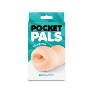 Pocket Pals - Mouth Stroker - White