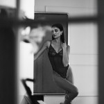 Nightly Blue crotchless teddy M/L