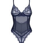 Nightly Blue crotchless teddy M/L