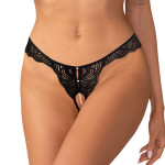 Trinise crotchless thong L/XL