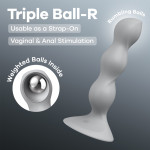 Triple Ball-R - grey