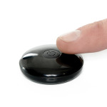 6" Hollow Strap-On with Remote Light/Black