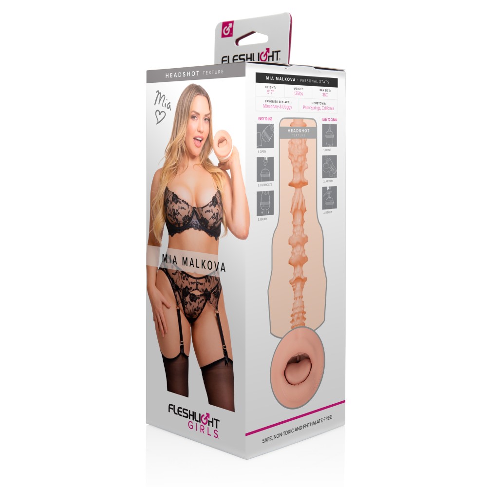 Fleshlight Girls Mia Malkova Headshot (Mouth) Fleshlight Girls Mia Malkova Headshot (Mouth)