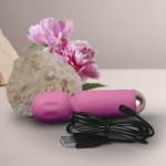 Rechargeable Mini Wand - Peony Pink