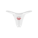 Weddya Bride crotchless thong L/XL