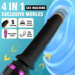 Hiram hand-free thrusting pocket dildo machine