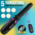 Hiram hand-free thrusting pocket dildo machine