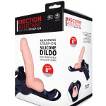 AROUND 8" SILICONE HOLLOW STRAP ON WITH PU HARNESS