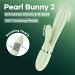 Pearl Bunny 2 - light green Pearl Bunny 2 - light green