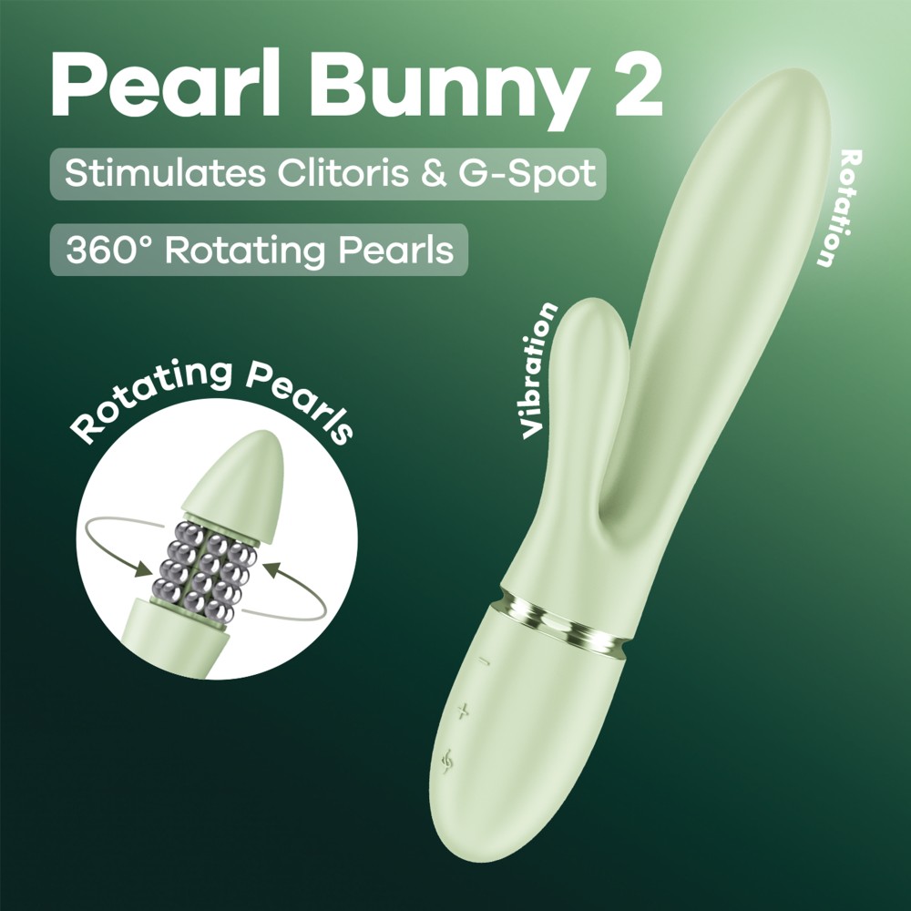 Pearl Bunny 2 - light green Pearl Bunny 2 - light green