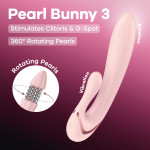 Pearl Bunny 3 - rose